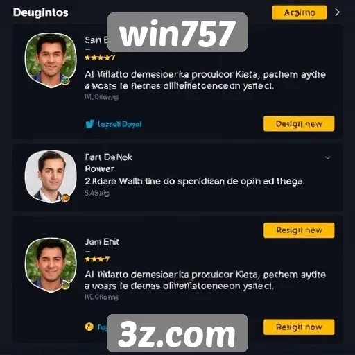Depoimentos de jogadores sobre a plataforma win757